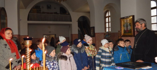 Школьники посетили Свято-Вознесенский храм г. Красноперекопска