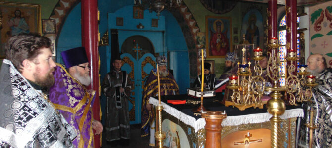 В Спасо-Преображенском мужском монастыре совершена первая в посту божественная литургия