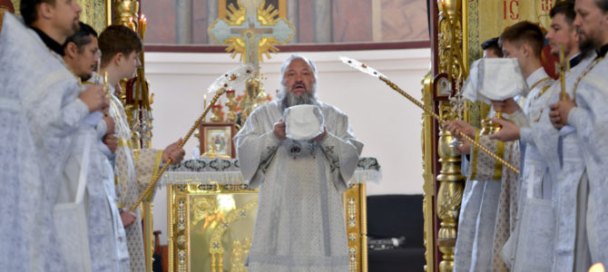 Божественная литургия в Великую Субботу в Покровском кафедральном соборе