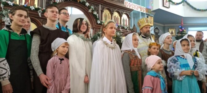 Рождественское детское представление в Свято-Казанском храме п. Красногвардейского