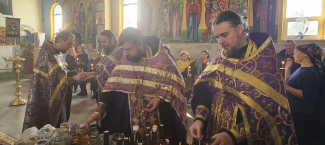 Священники Нижнегорского благочиния приступили к Таинству исповеди и Соборования