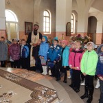 Школьники посетили Свято-Вознесенский храм