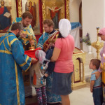 В Покровский кафедральный собор крестным ходом были привезены святыни