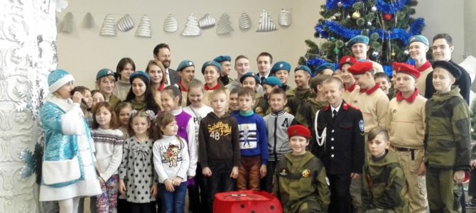 Детишки из воскресной школы и интерната стали гостями Рождественского праздник в ВПЦ «Сиваш»