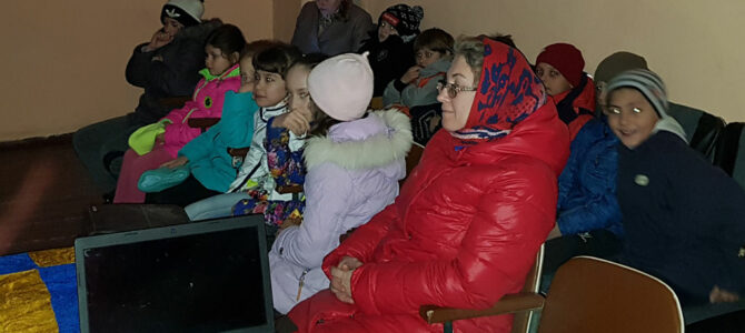 В селе Ярком состоялся показ православного мультфильма