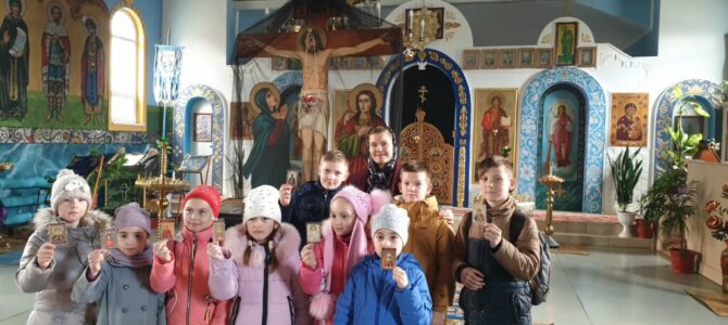 Открытый урок, посвященный Торжеству Православия, в воскресной школе Свято-Иверского храма