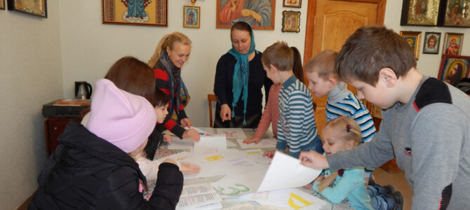 Урок ко Дню православной книги в воскресной школе Свято-Вознесенского храма