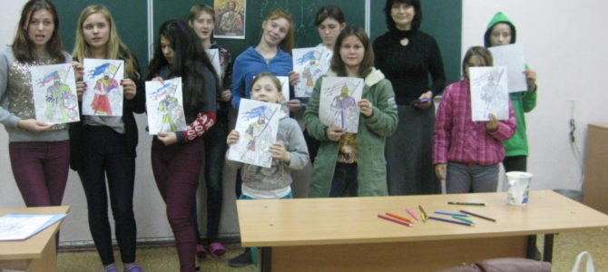 Подготовительное занятие к конкурсу «Ростки православия» в Джанкойской школе-интернате