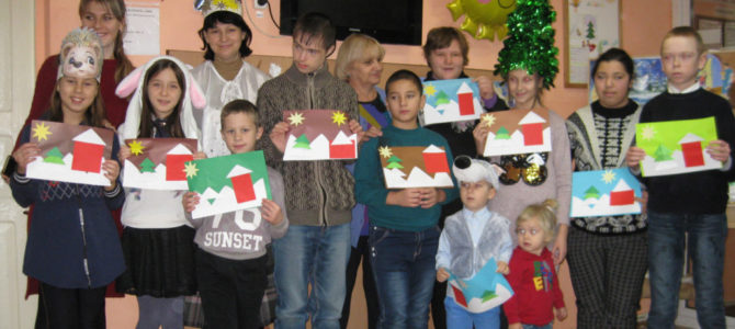 Рождественское занятие в детском центре «Солнышко»