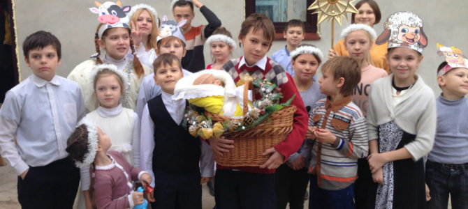 Поздравление с Рождеством от воскресной школы Свято-Пантелеимоновского храма