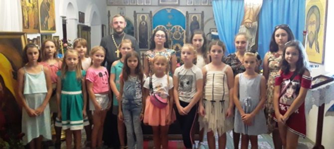 Школьная экскурсия в храм Архистратига Михаила села Михайловки