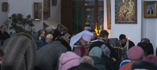 Совершено чтение третьей части Великого покаянного канона прп. Андрея Критского