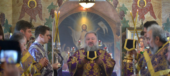 Божественная литургия в Лазареву субботу в Свято-Рождественском храме