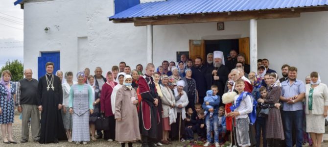 Архиерейский визит в с. Заречье Нижнегорского благочиния