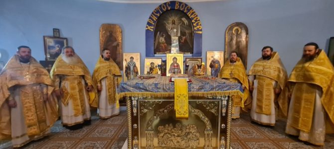 Богослужение в Собор Крымских святых в Нижнегорском благочинии