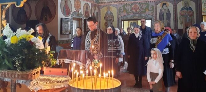 Чтение первой части Великого покаянного канона в Свято-Рождественском храме п. Первомайского