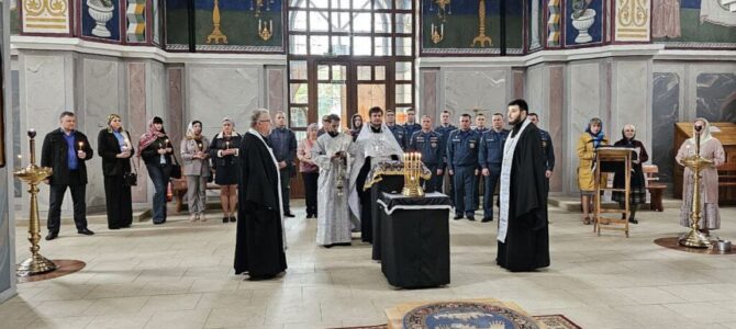 В Свято-Покровском кафедральном соборе почтили память ликвидаторов ЧАЭС