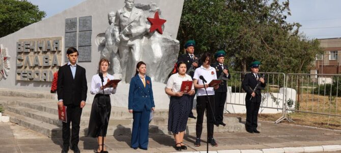 В Раздольном прошли торжества в День Победы